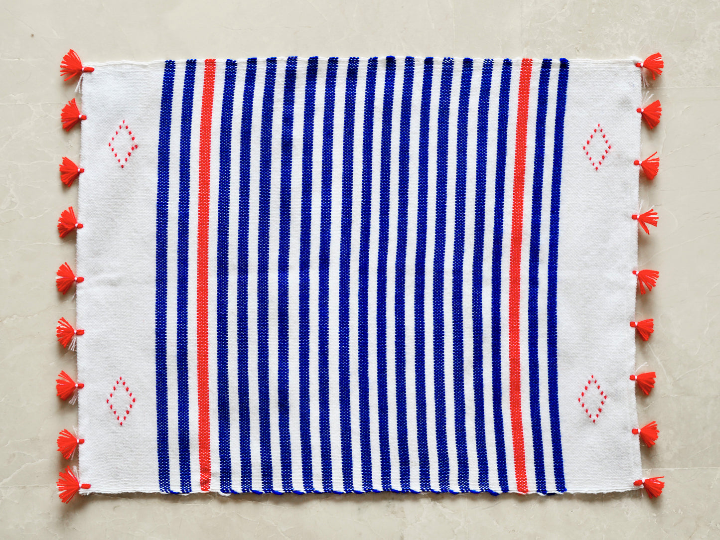 Striped Placemats (Pack of 2) - Chefchaouane Edition