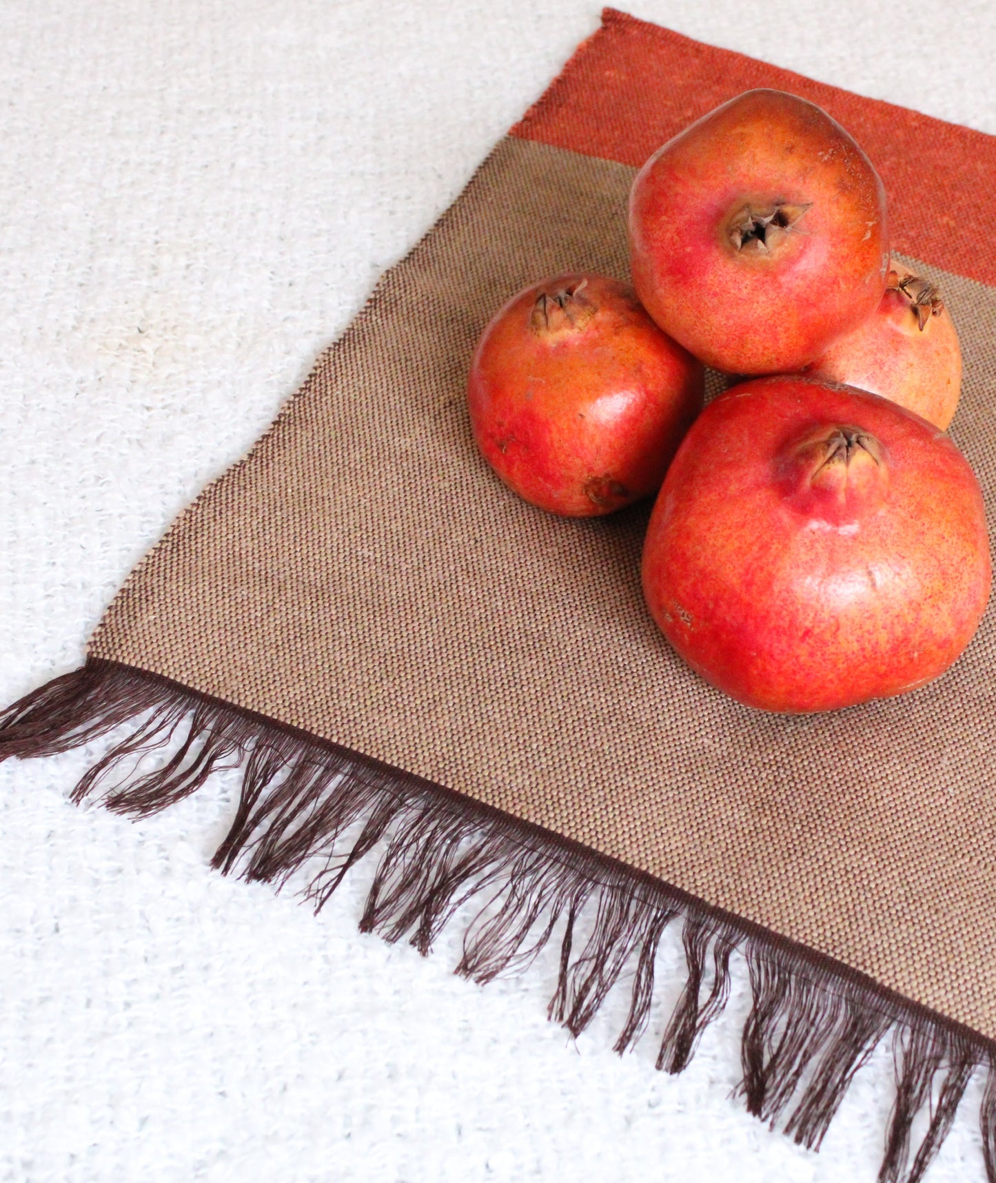 Striped Placemats (Pack of 2) - Pomegranate Edition