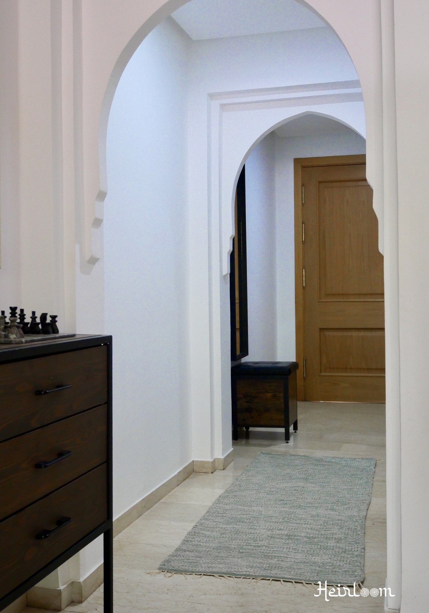 Tapis de Couloir Ondulé - Edition Olive