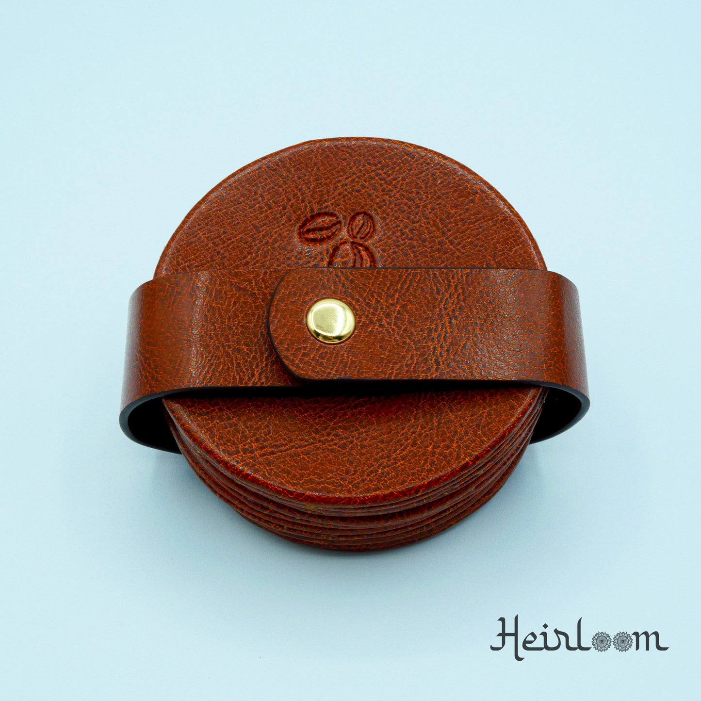 Sous-Tasses en Similicuir (Pack de 6)