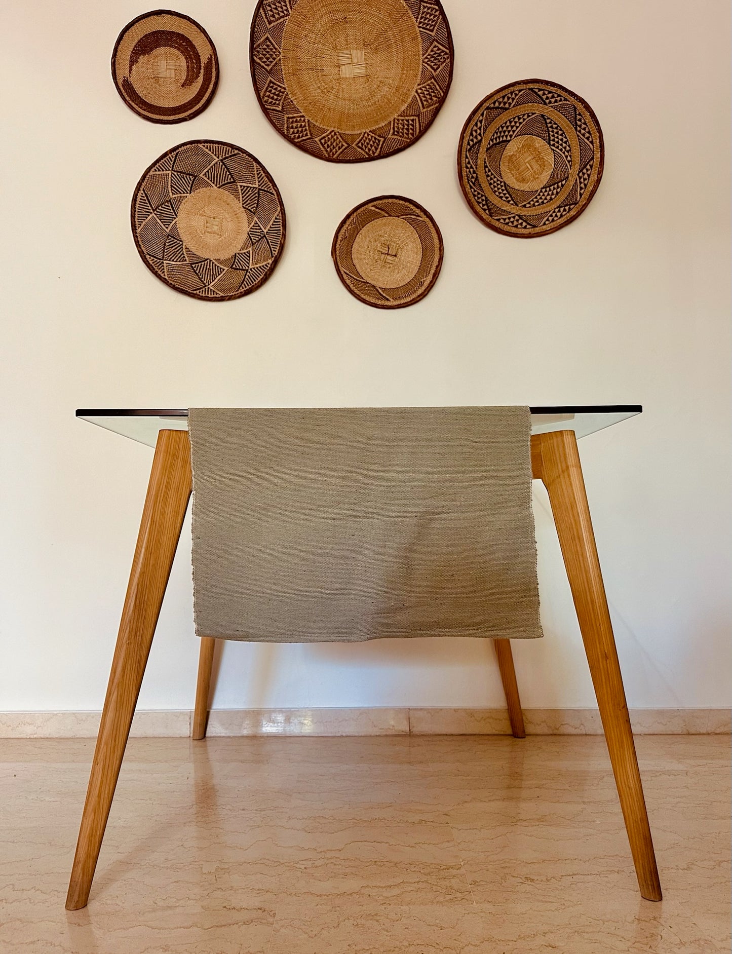 Chemin de Table Uni - Édition Olive