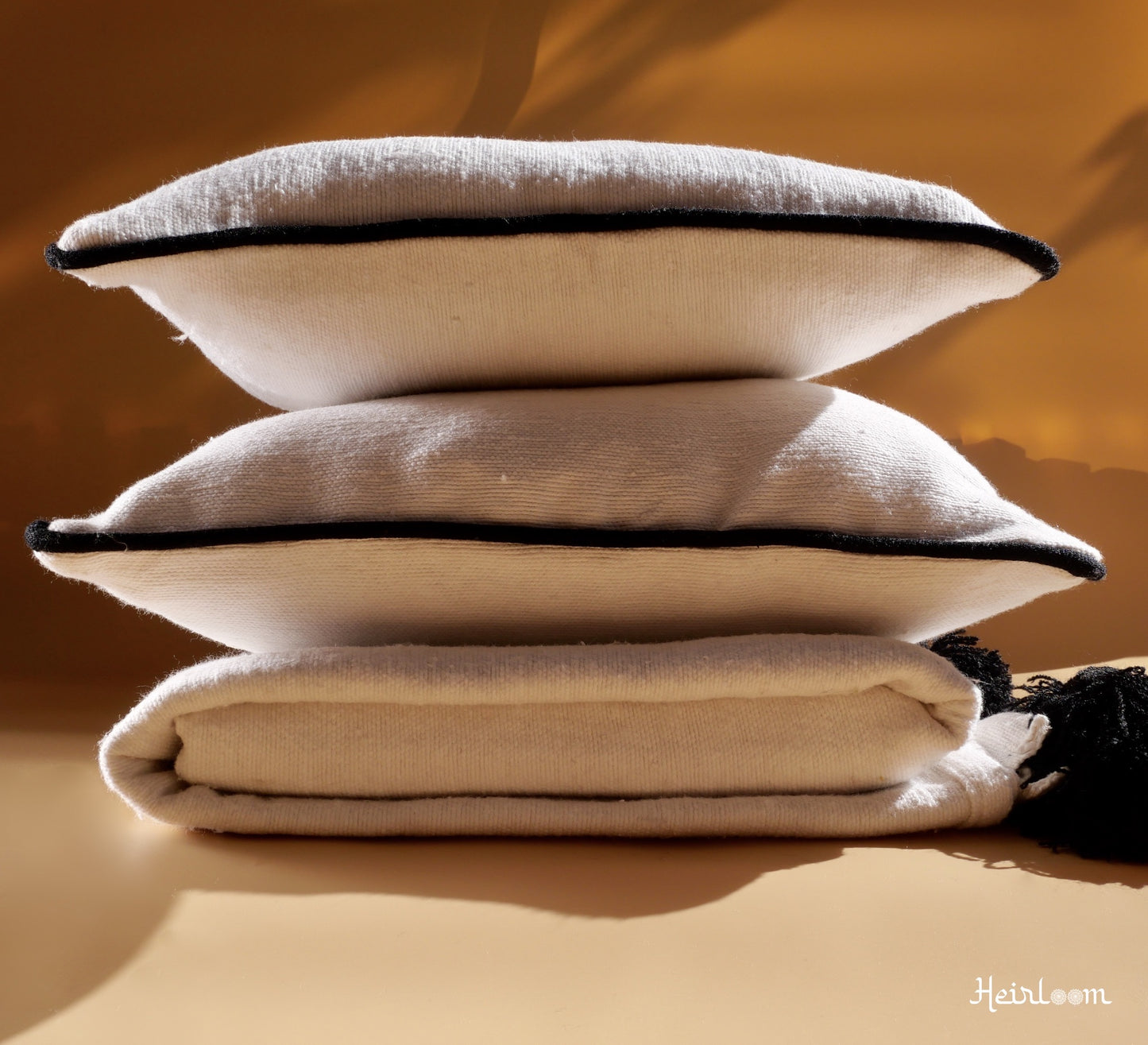 2 Housses de Coussins Unies - Edition Neige