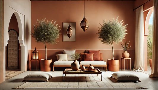 A minimalistic Moroccan Living Room