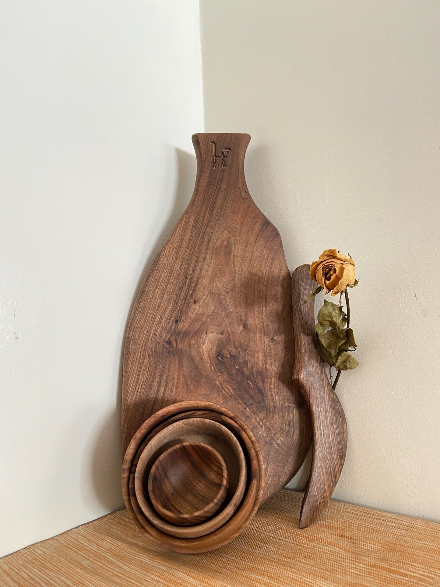 Couteau "Khanjar" en Bois de Noyer